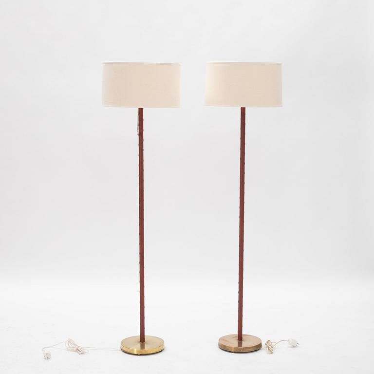 A pair of floor lamps from Falkenbergs Belysning, second par of the 20th Century.
