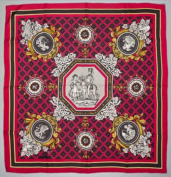 62. A Hermès silk scarf.