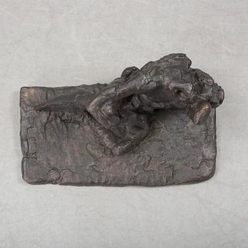 TORE ENAR HÖGLUND, sculpture, bronze. Signed and with foundry mark. Height 36 cm, length 59 cm.