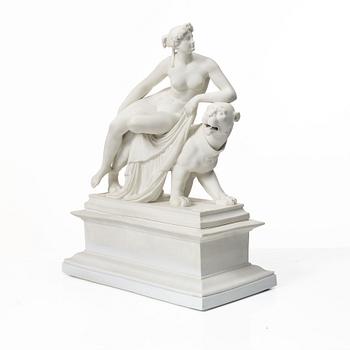 Johann Heinrich von Dannecker, efter, "Ariadne på pantern", parian, Gustavsberg.