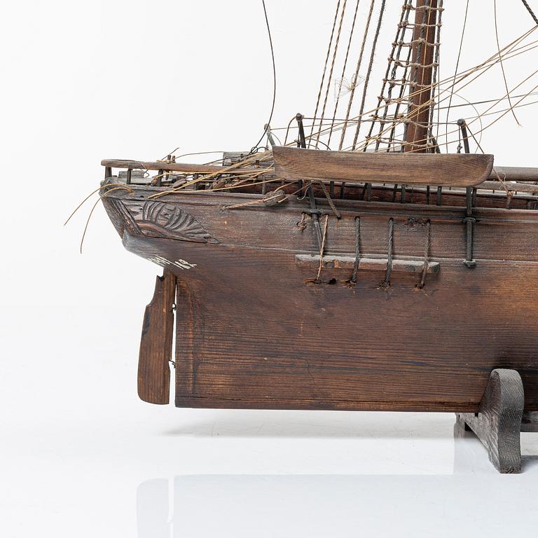 Fartygsmodell, 1900-tal.