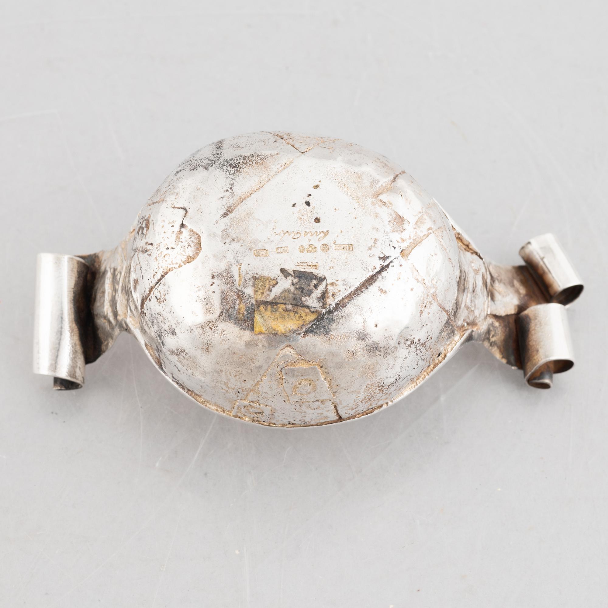 Lars Arby, kåsa, sterling silver, Göteborg 1978.