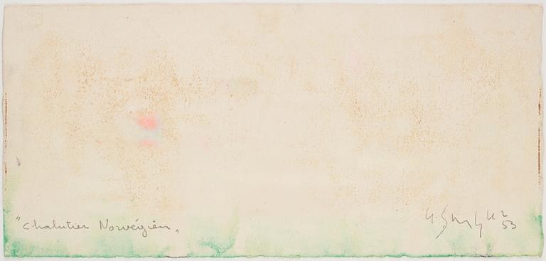 Gustave Singier, "Chalutier Norvégien".