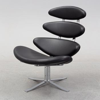 Poul Volther, fåtölj, "Corona EJ 5", Erik Jørgensen, Danmark.