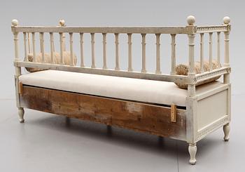 SOFFA, gustaviansk stil, 1800-tal.