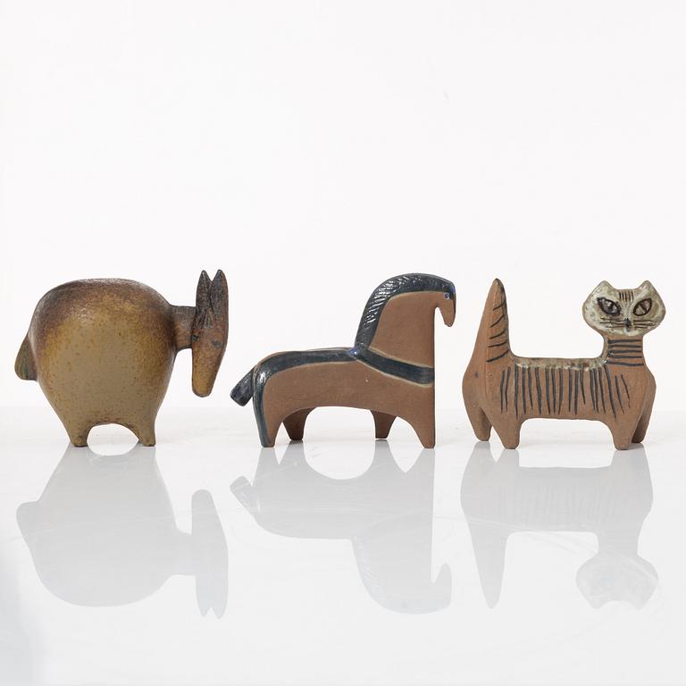 Lisa Larson, figuriner, 5 st, Gustavsberg.