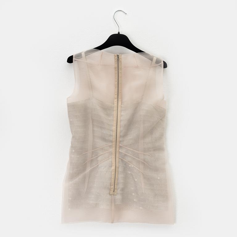Marc Jacobs, a silk and sequin top, size 0.