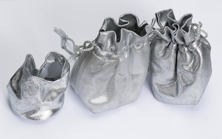 RINGAR, 2 st SAMT HALSKEDJA, sterlingsilver, Björn Weckström, Lapponia, Finland. Totalvikt ca 49 g.