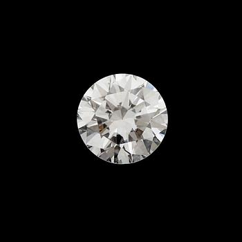 En lös rund briljantslipad diamant vikt 0.55 ct kvalitet ca D/E if.