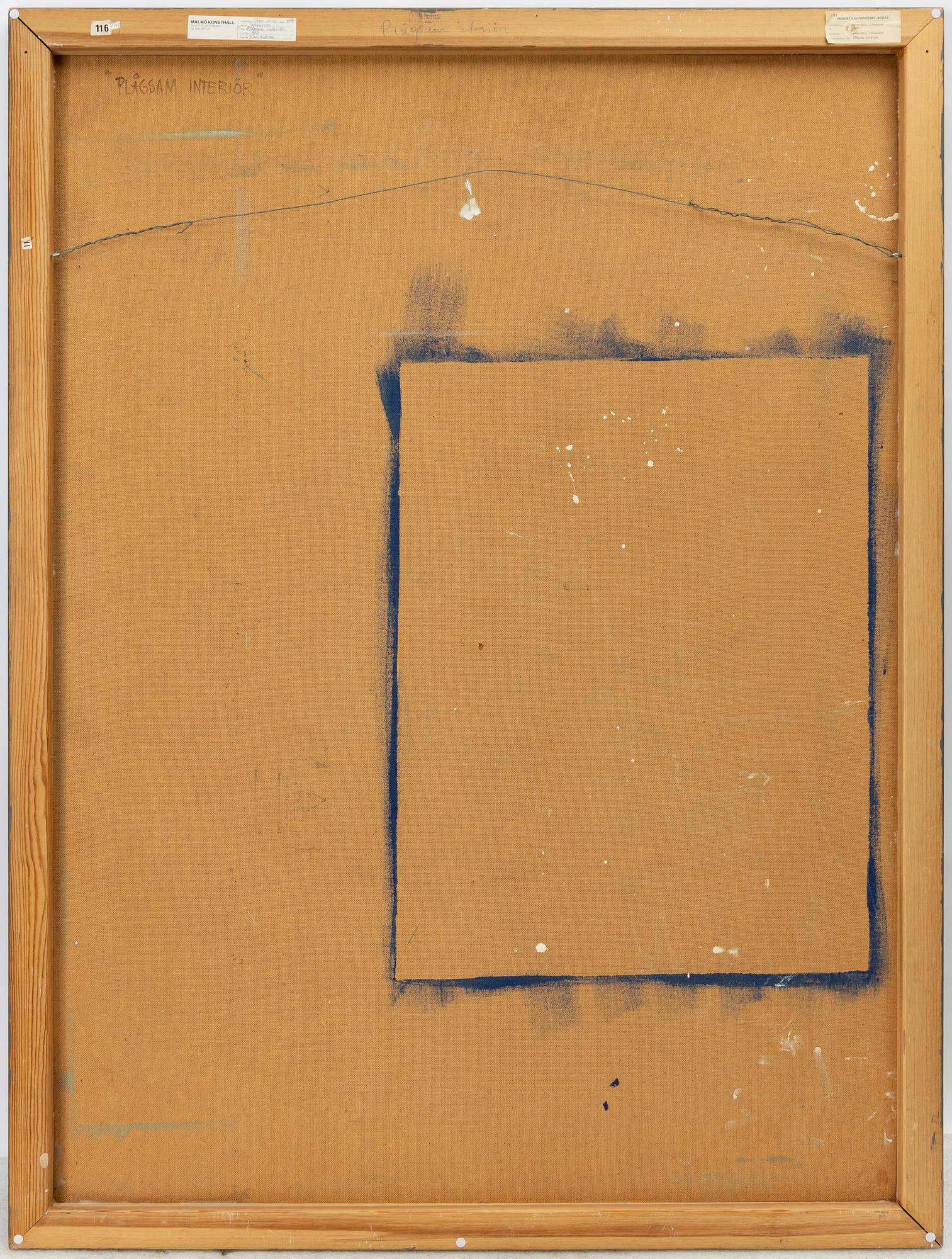 Sven-Erik Johansson, "Plågsam interiör".