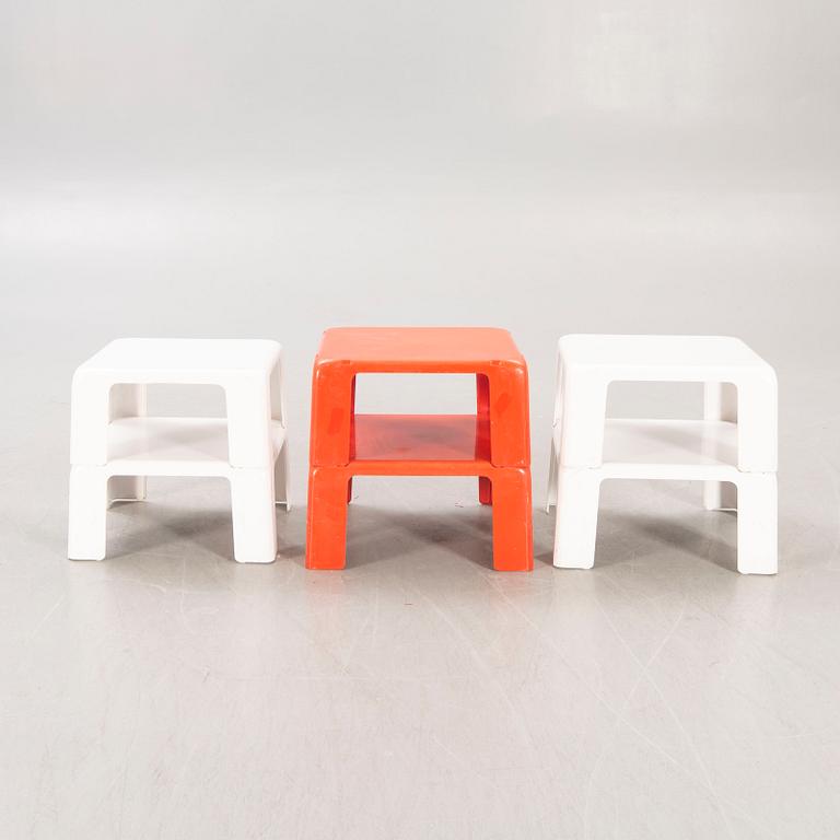 A set of 4+s Mario Bellini, tables/side tables for C&B, designed in 1966.