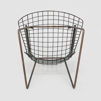 Harry Bertoia, stol, "Side Chair". Licenstillverkning i Finland av Fiskars, Billnäs, 1950-/1960-tal.