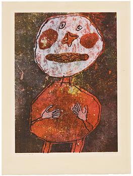 Jean Dubuffet, "Personnage au costume rouge".