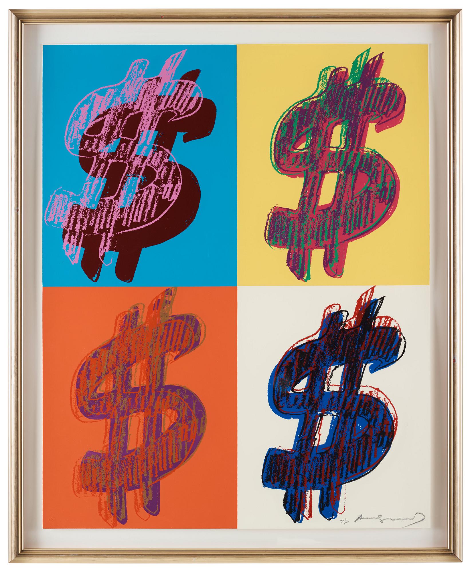 Andy Warhol, "$ (Quadrant)".