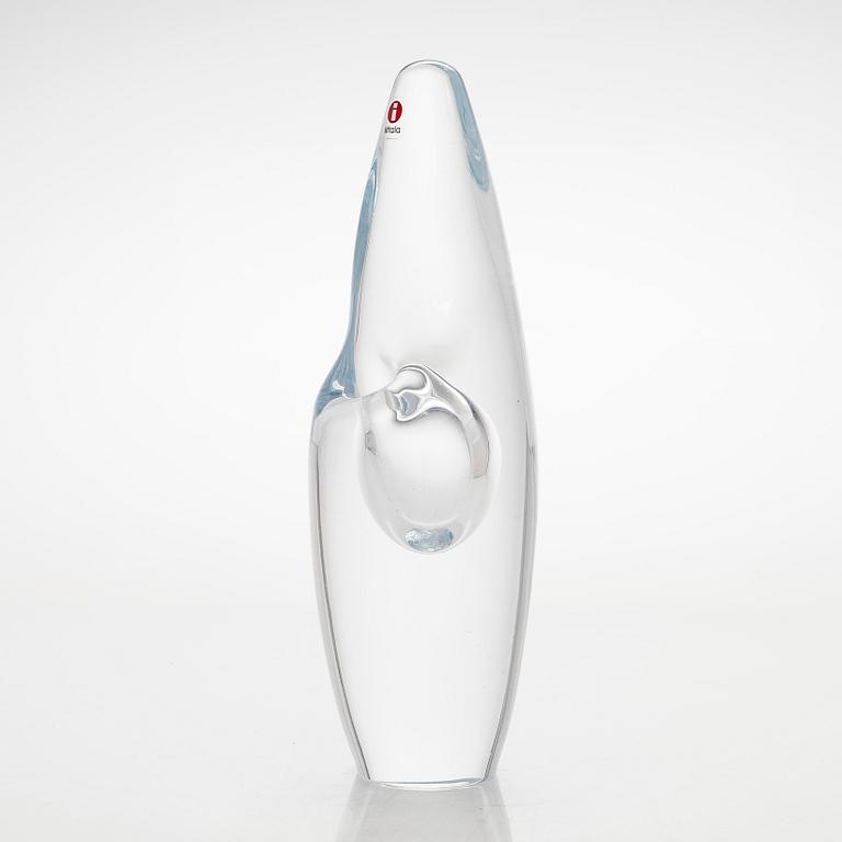 Timo Sarpaneva, an 'Orchid' glass sculpture signed Timo Sarpaneva Iittala 2006.