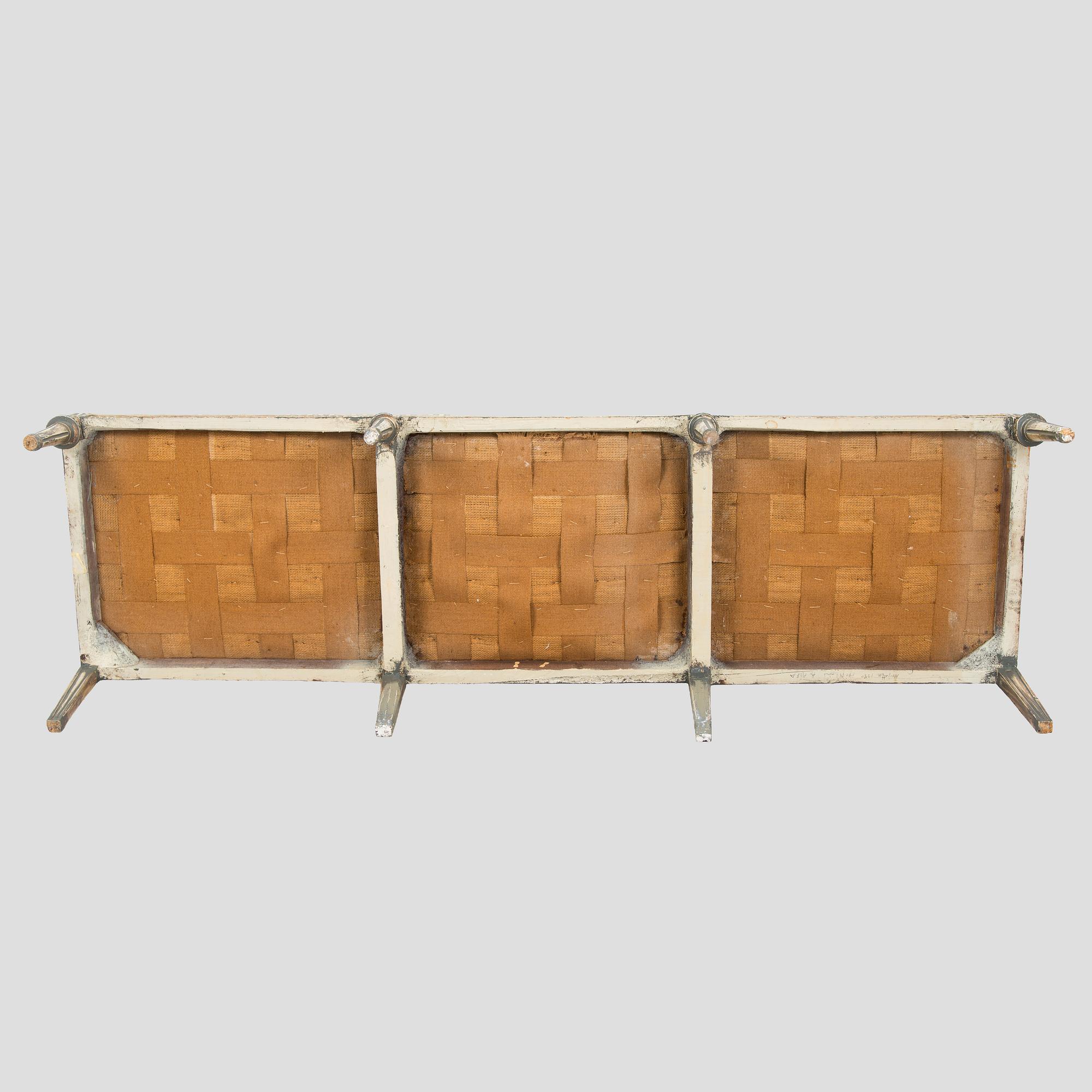 Soffa, gustaviansk, sent 1700-tal.