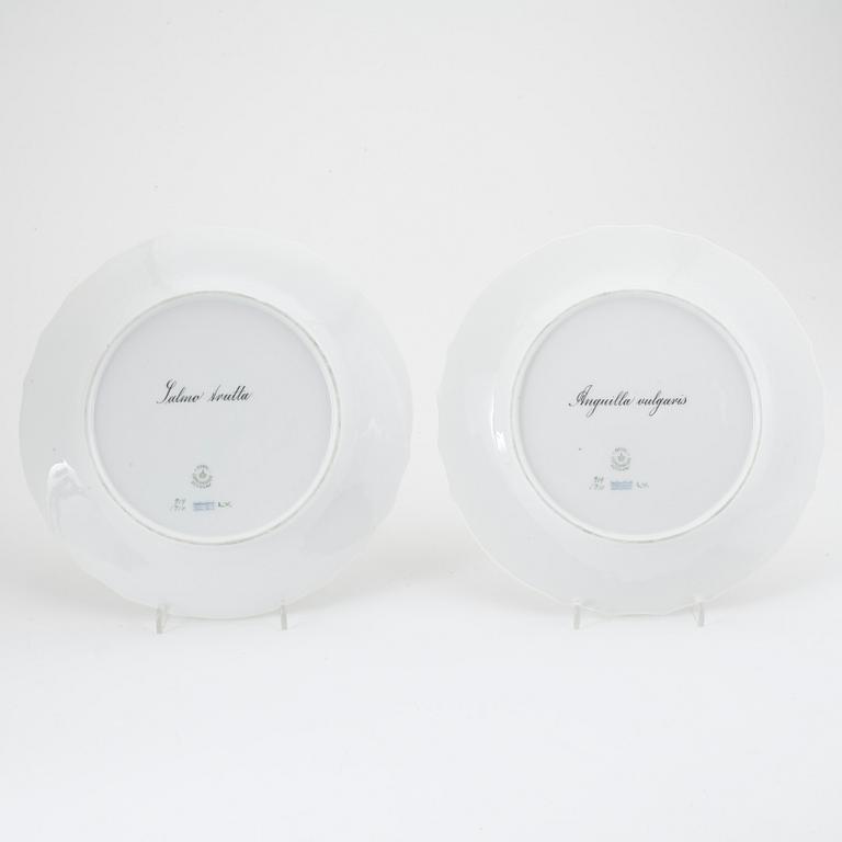 TALLRIKAR, ett par, porslin, Royal Copenhagen, 1900-tal.