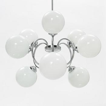 A glass ceiling light, second half of the 20th Century.