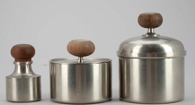 TAPIO WIRKKALA, 3 st, tenn, Tapio Wirkkala, Linna Tinaa, Finland 1900-talets andra hälft.