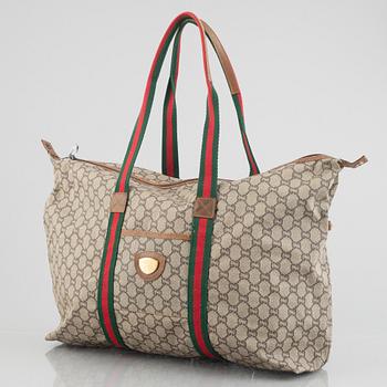 Gucci, weekend bag, "GG plus tote", vintage.