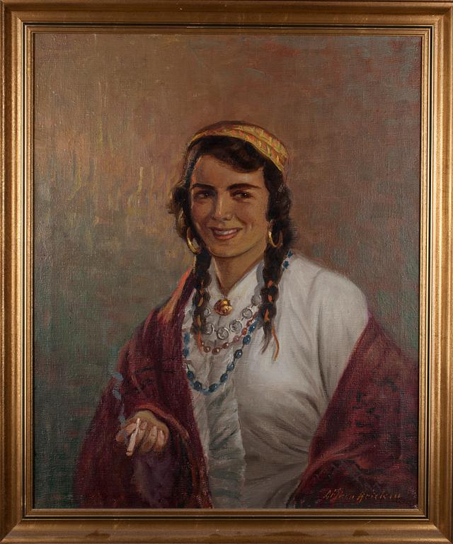 ARTHUR HEICKELL, olja på duk, signerad.