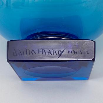 A glass bowl from Daum, Nancy, France.