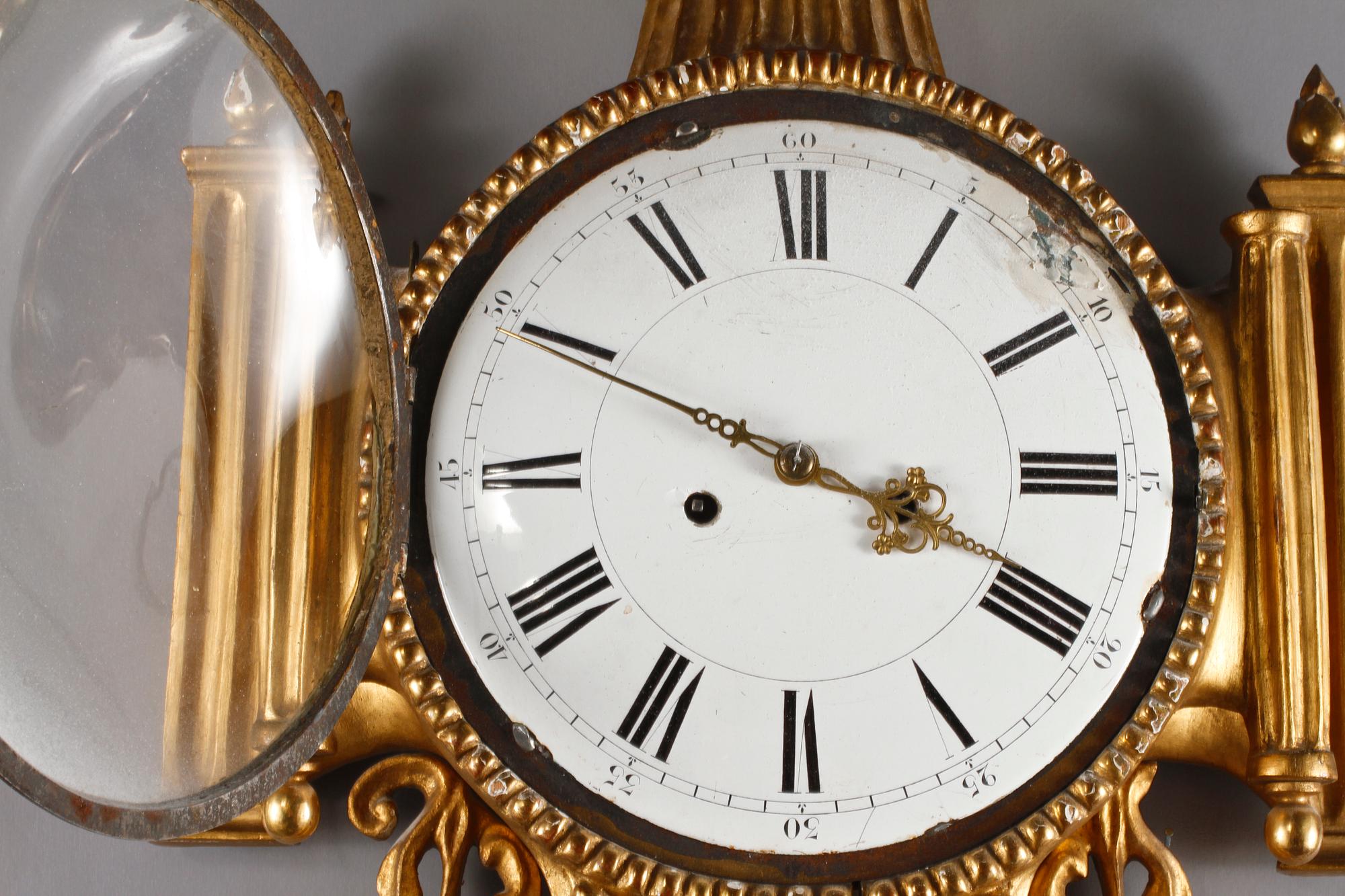 VÄGGUR, gustaviansk stil, omkring 1900.