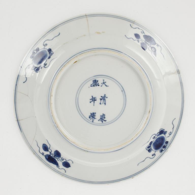FAT, porslin, Kina. Kangxi, (1662-1722).