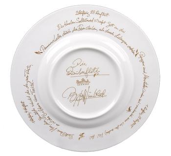 MAT- OCH KAFFESERVIS, 20 delar, porslin, Björn Wiinblad, Rosenthal.