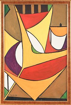 HANS WALTER SUNDBERG, olja på duk, sign. o dat. "-90".