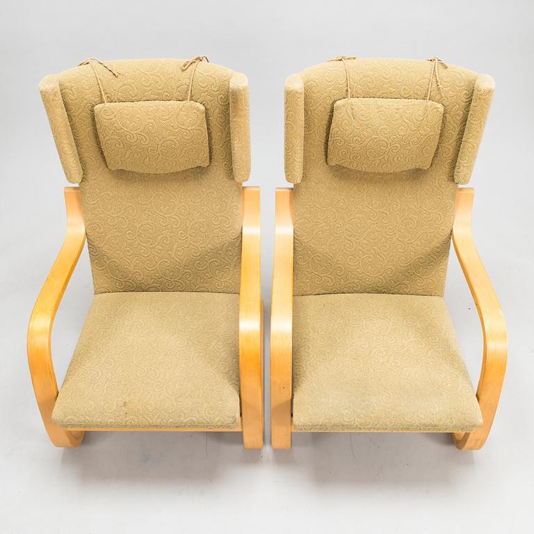 ALVAR AALTO, a pair of mid-20th-century '36/401' for Artek.
