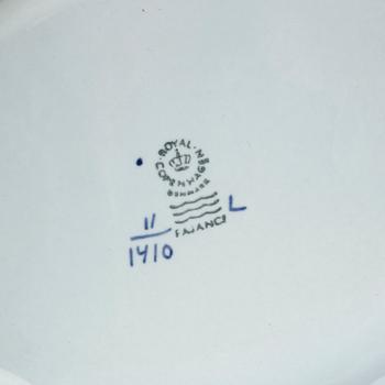 MAT,- KAFFE,- OCH TESSERVIS, 119 delar, Tranquebar, Royal Copenhagen och Aluminia, Danmark.