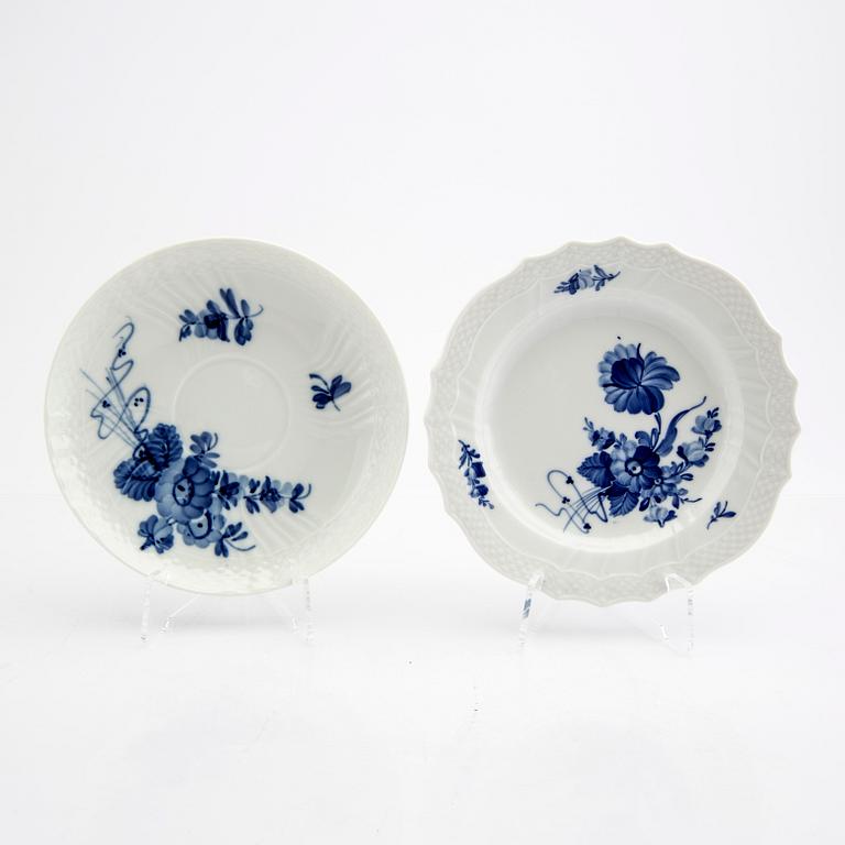 Servis 52 dlr "Blå blomst" Royal Copenhagen.