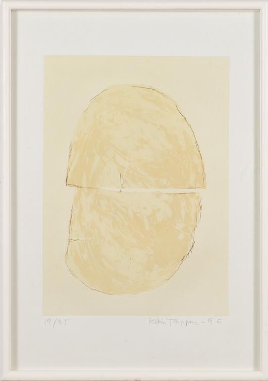 Kain Tapper, etsning, signerad och daterad -96, numrerad 19/35.