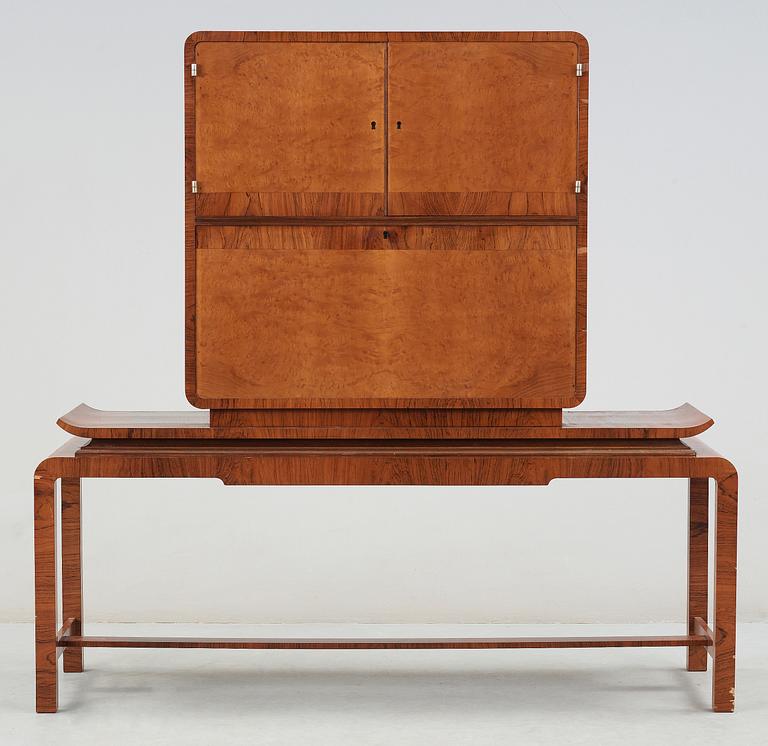 BARSKÅP, art deco, 1930-tal.
