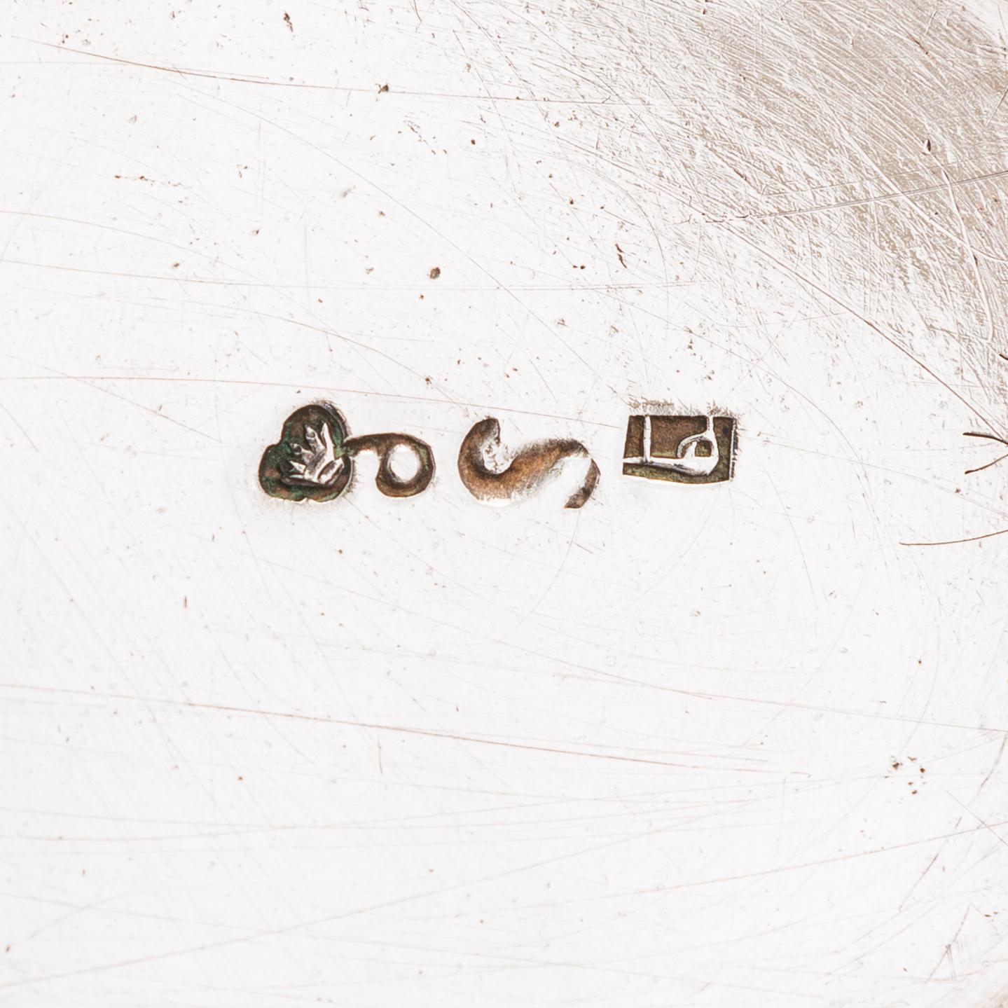 A cream jug and a sugar bowl, maker's mark of Petter Turulin, Sortavala 1824 and 1827.