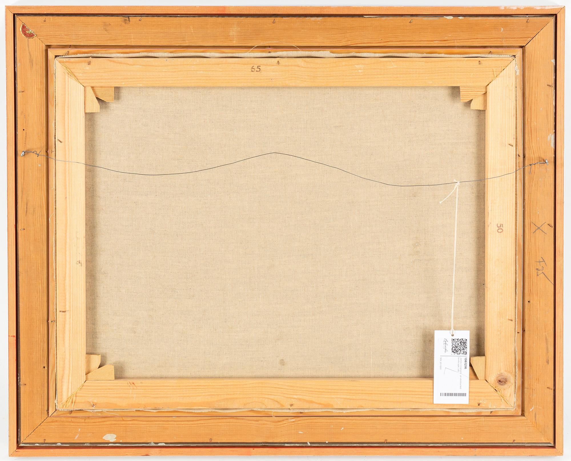 James Coignard, mixed mdeia on canvas, signed.