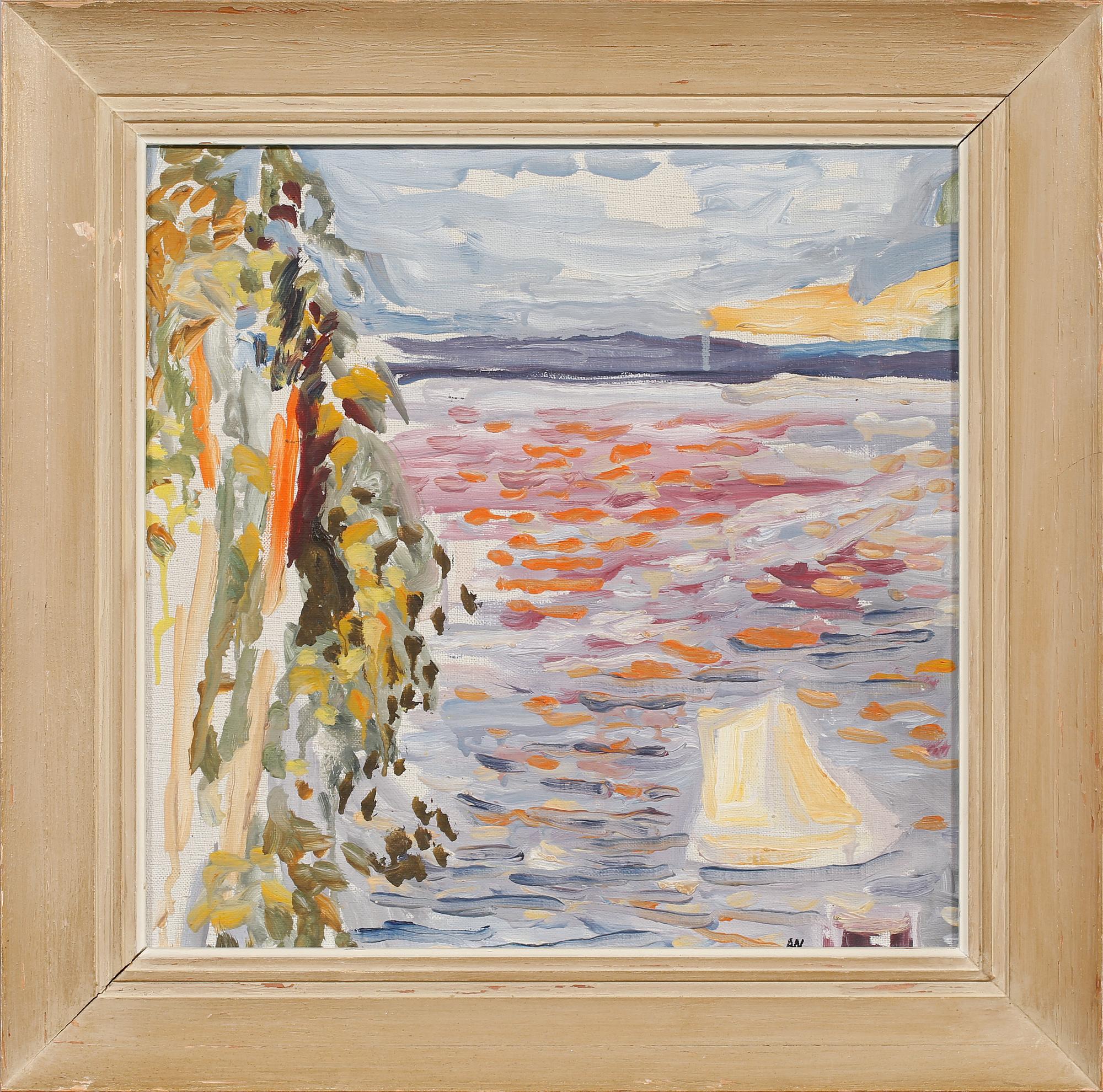 ARNE NILSSON, olja på duk, monogramsignerad.