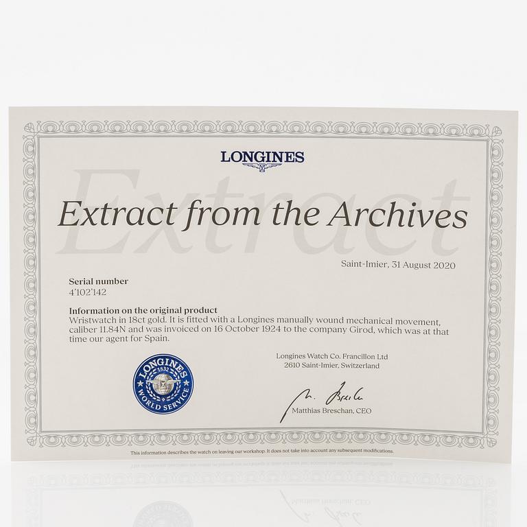 Longines, wristwatch, 28 mm.