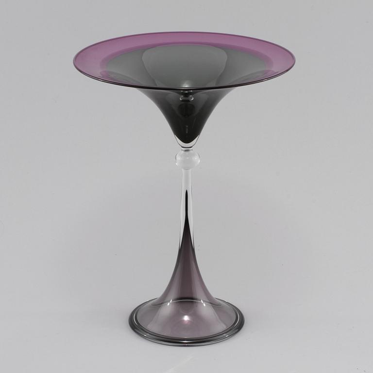 WILKE ADOLFSSON, tuplanglas, signerad och daterad -87.