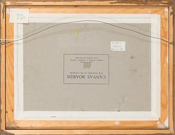 Rafael Wardi, oil on board, signed.