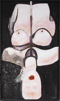 CARL KÖHLER, diptyk, blandteknik, sign.