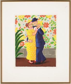 Lennart Jirlow · LENNART JIRLOW, färglitografi, signerad o numrerad 193/300.