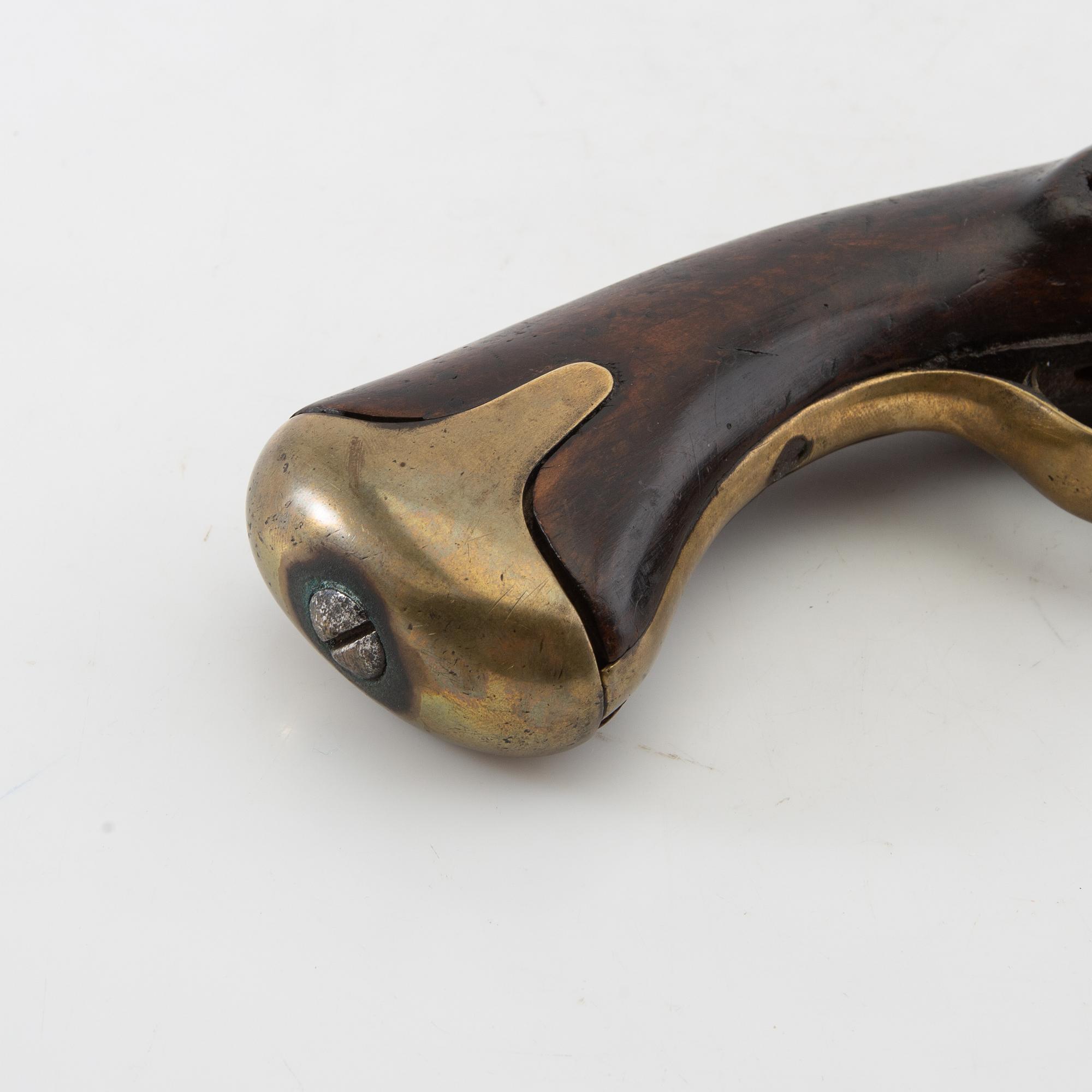 Flintlock pistol, Swedish, m/1816 for the Skåne Carabiniers.