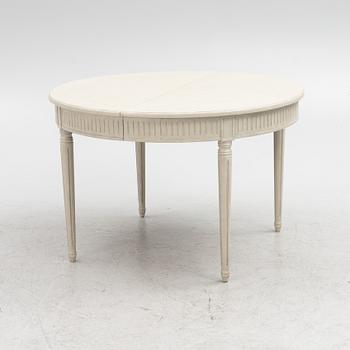 Dining table, Gustavian style, second half of the 20th century.