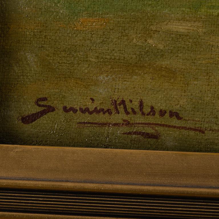 SEVERIN NILSON, oil on canvas, signed.