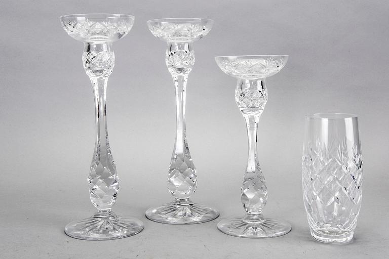 Fritz Kallenberg, glasservis, ca 87 delar, "Pompadour", Boda.