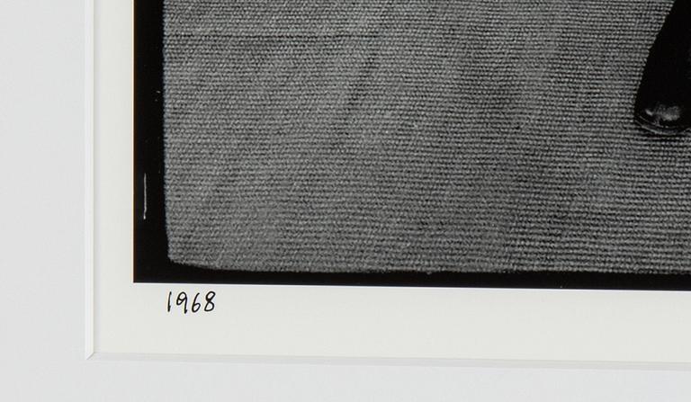 Carl Johan De Geer, fotografi, signerat 1/3.