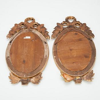 SPEGELLAMPETTER, ett par, gustaviansk stil, 1800-tal.