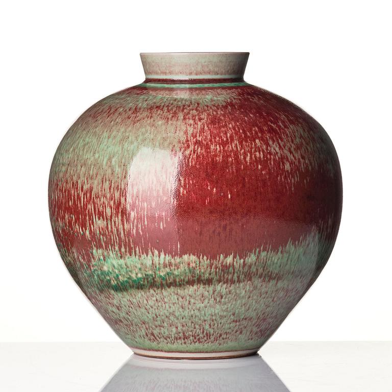 Berndt Friberg, a stoneware vase, Gustavsberg Studio 1962.